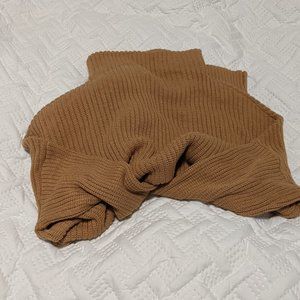 Small cozy yellow knit sweater